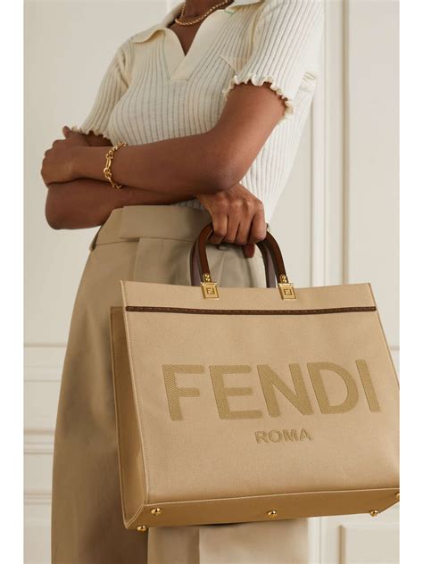 Fendi sunshine tote bag